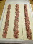 Making sausage rolls