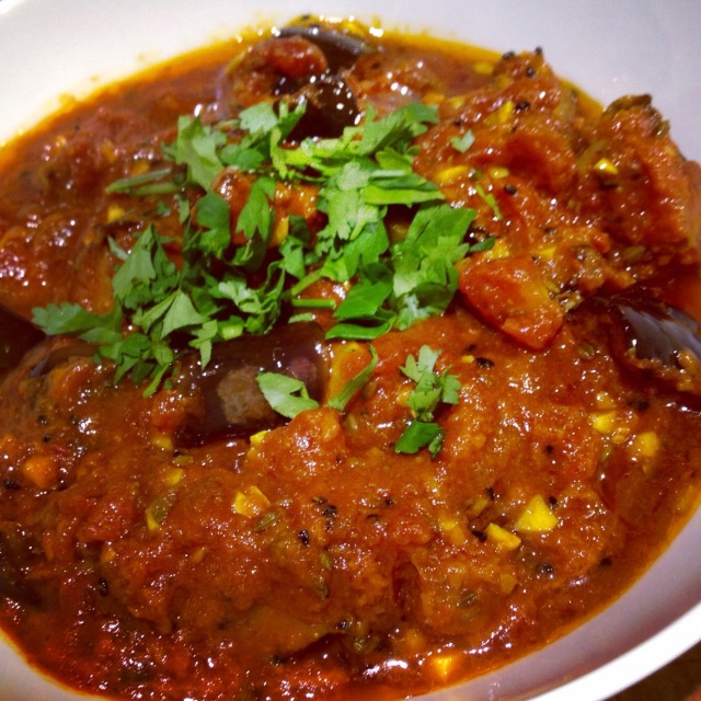 Aubergine curry